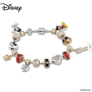 The Bradford Exchange | Walt Disney Mickey Mouse Charm Bracelet